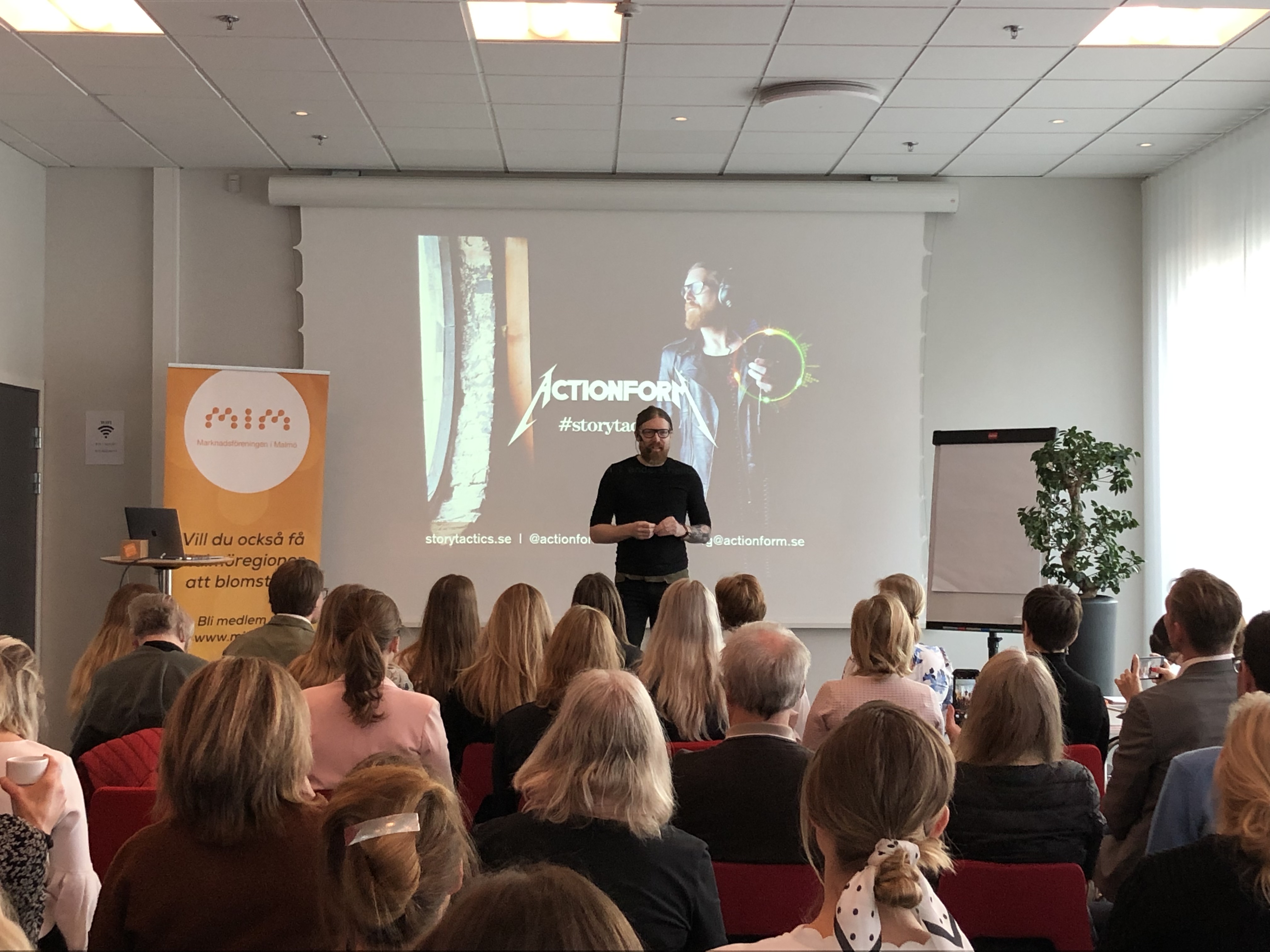 Anders Hallberg besöker MiMs frukostklubb